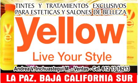 yellow tintes y tratamientos para esteticas 1